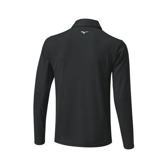 Mizuno Winter Elite Langarm Polo schwarz