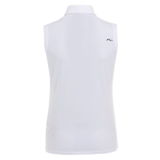 Kjus  Eve sleeveless polo white