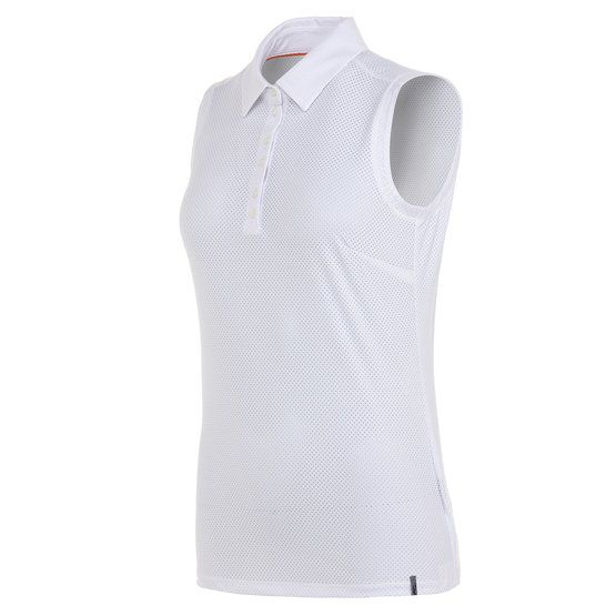 Kjus  Eve sleeveless polo white