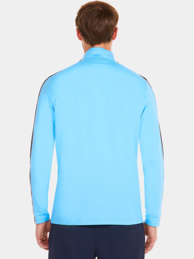 Daniel Springs 1/2 Zip Stretch Unterzieher Thermo blau