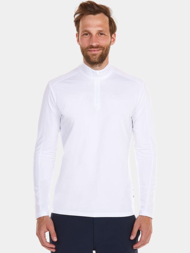 Daniel Springs Basic 1/2 Zip Unterzieher Thermo weiß