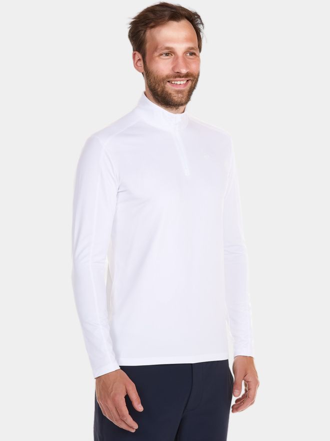 Daniel Springs Basic 1/2 Zip Unterzieher Thermo weiß