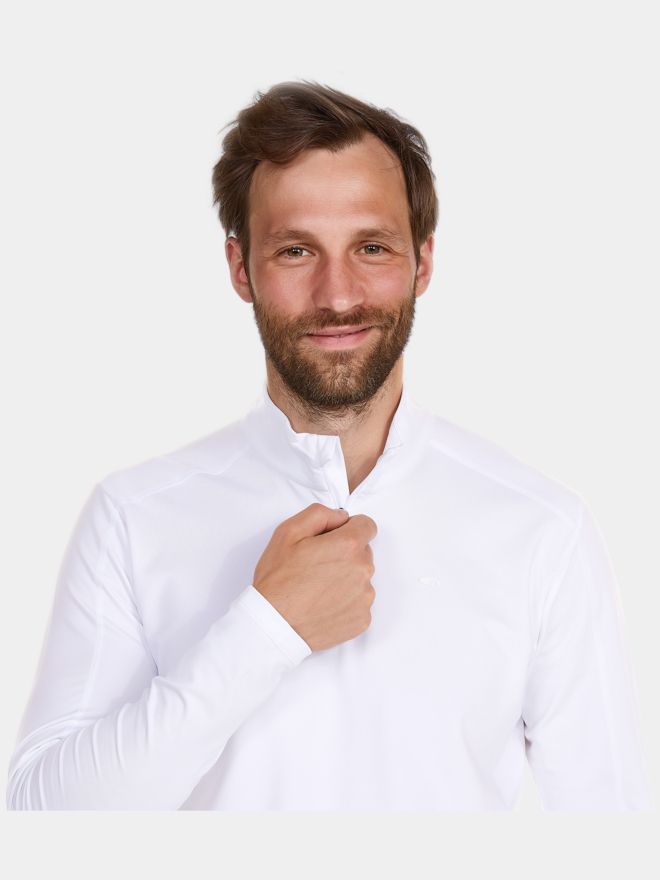 Daniel Springs Basic 1/2 Zip Unterzieher Thermo weiß