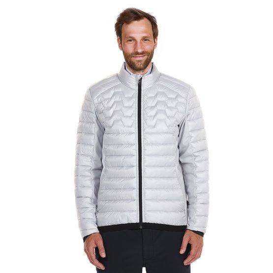 Daniel Springs Stretch quilted jacket thermal silver