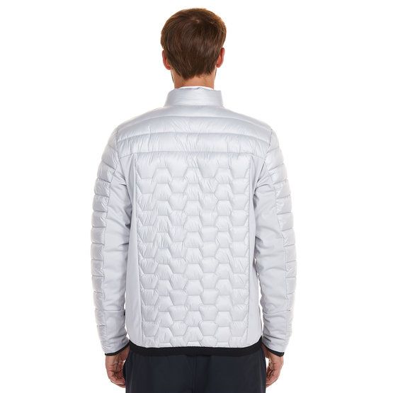 Daniel Springs Stretch quilted jacket thermal silver