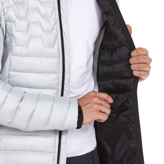 Daniel Springs Stretch quilted jacket thermal silver