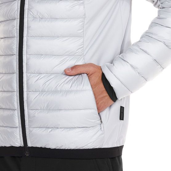 Daniel Springs Stretch quilted jacket thermal silver