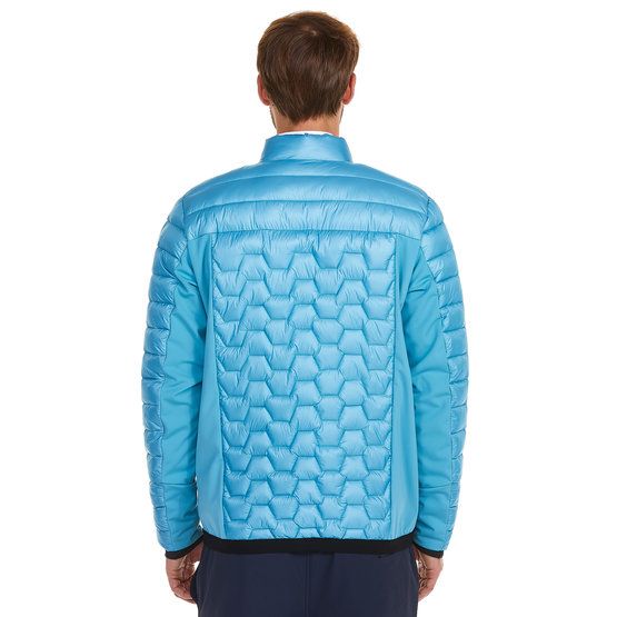 Daniel Springs Stretch quilted jacket thermal blue