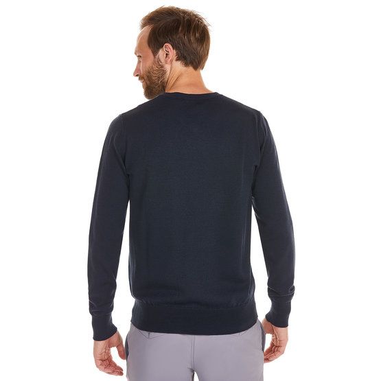 Daniel Springs Basic Knit V Sweater navy