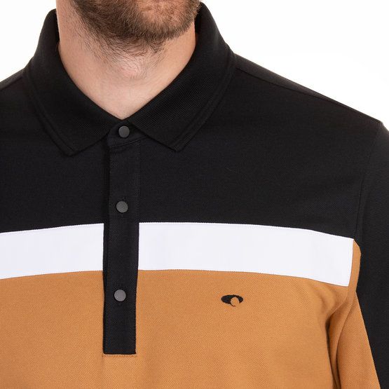 Daniel Springs Pique Thermo Polo Langarm camel