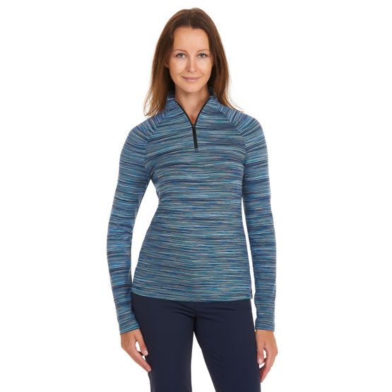 Valiente Multi-Melange 1/2 Zip Thermal First Layer navy