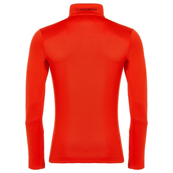 J.Lindeberg Aerial Quarter Zip Stretch Midlayer rot