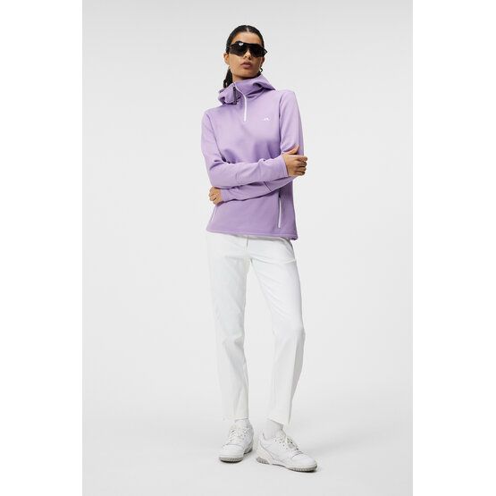 J.Lindeberg  W Aerial Quarter Hood Hoodie Sweatshirt purple