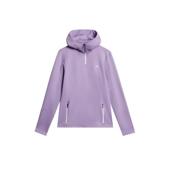 J.Lindeberg  W Aerial Quarter Hood Hoodie Sweatshirt purple