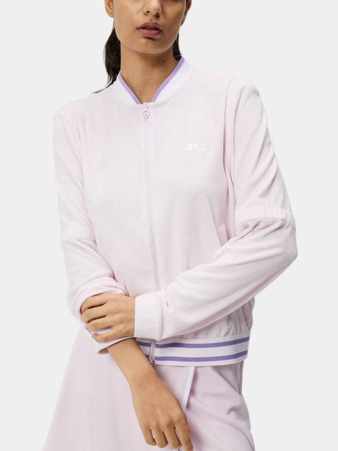 J.Lindeberg Rae Terry Jacket Stretch Jacke rosa