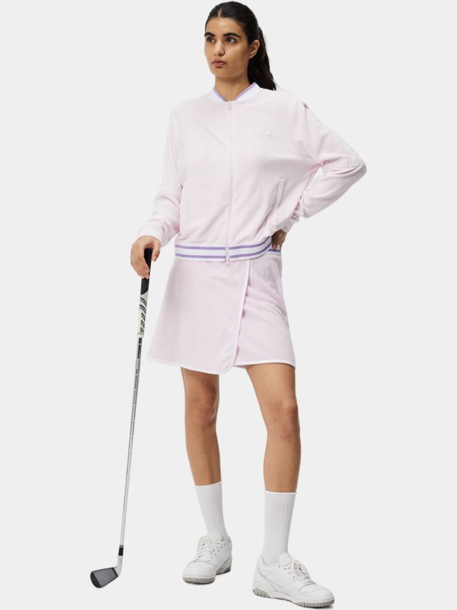 J.Lindeberg Rae Terry Jacket Stretch Jacke rosa