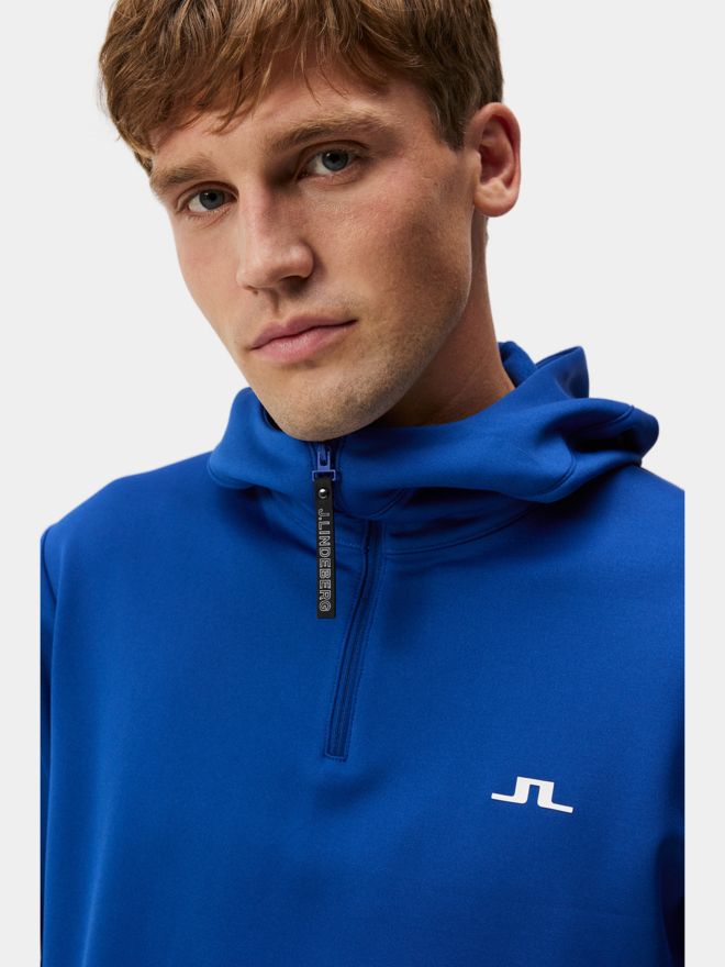 J.Lindeberg Aerial Quarter Hood Hoodie Sweatshirt tinte