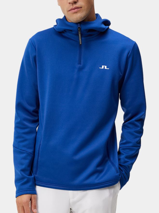J.Lindeberg Aerial Quarter Hood Hoodie Sweatshirt tinte