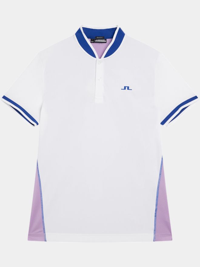J.Lindeberg Jensen Regular Fit Halbarm Polo weiß