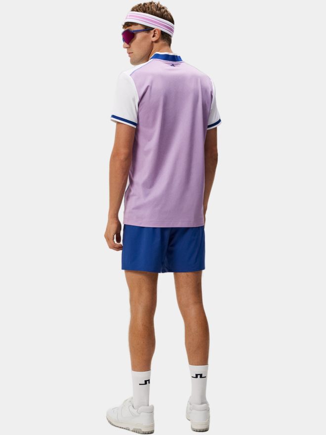 J.Lindeberg Jensen Regular Fit Halbarm Polo weiß