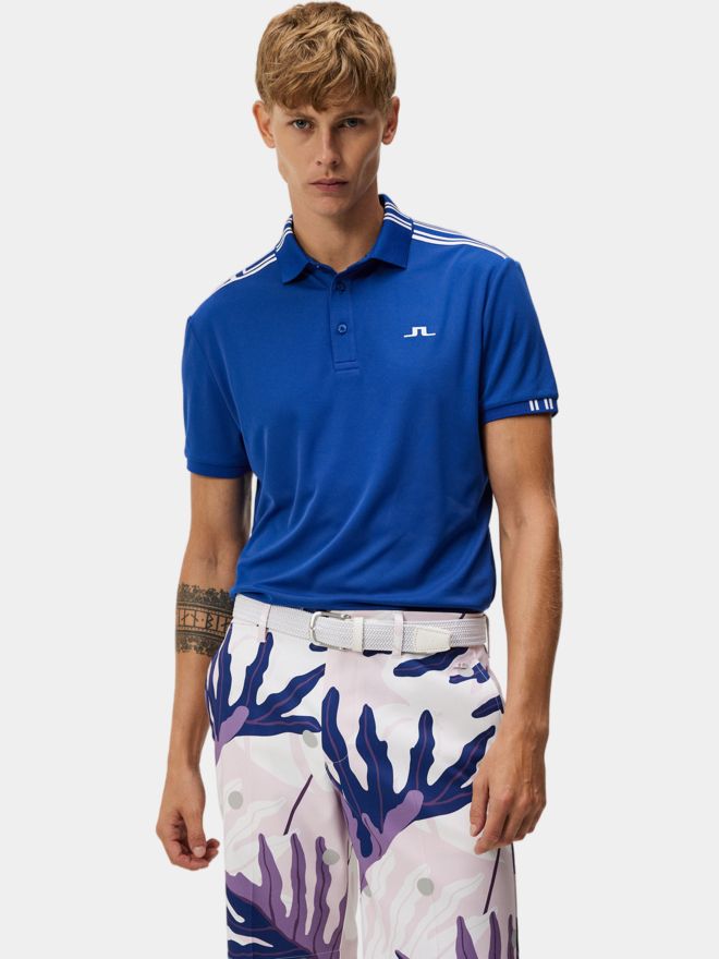 J.Lindeberg Ian Regular Halbarm Polo tinte