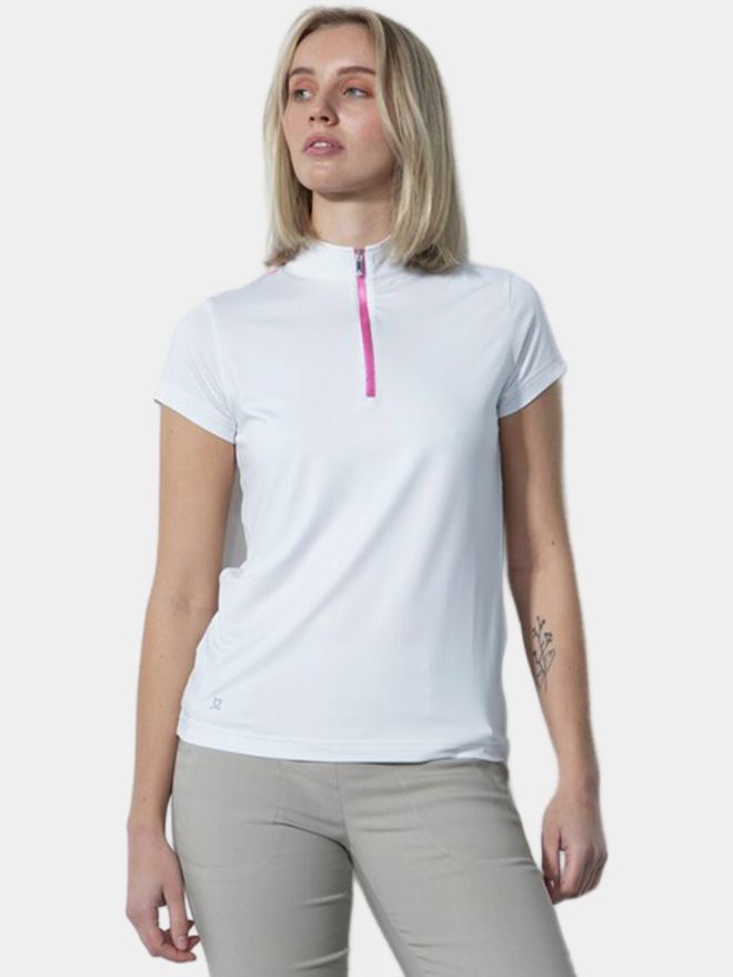 Daily Sports GOLFERI Cap S Shirt Halbarm Polo weiß