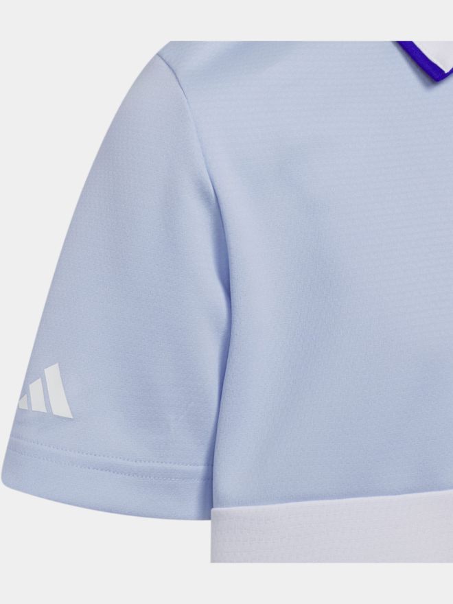 adidas Boys HEAT.RDY Halbarm Polo blau