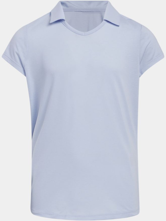 adidas Girls SLD Halbarm Polo hellblau