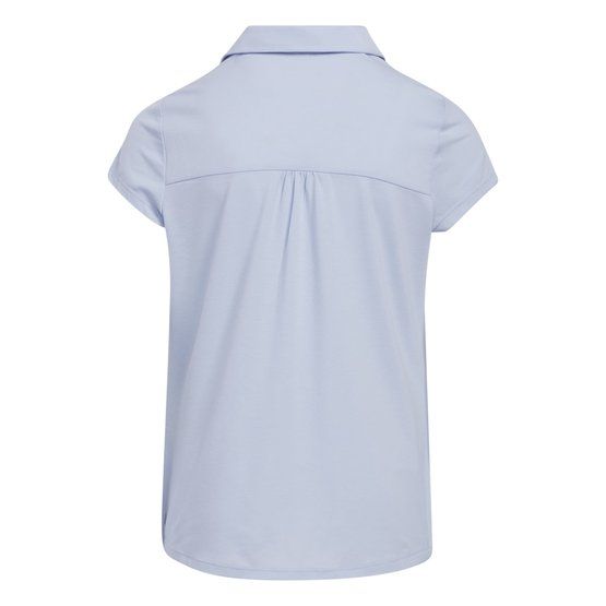 Adidas  Girls SLD half sleeve polo light blue