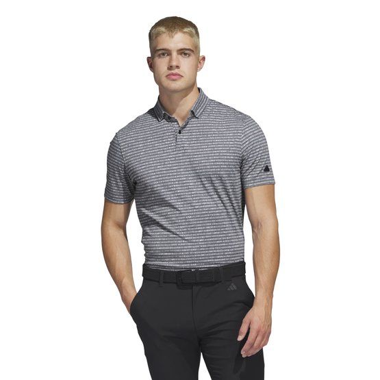 Adidas GO-TO Stripe Halbarm Polo schwarz