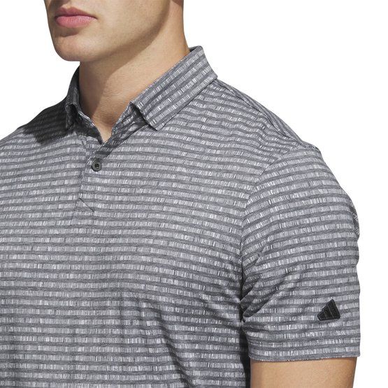 Adidas GO-TO Stripe Halbarm Polo schwarz