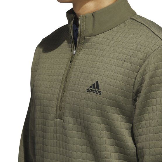 Adidas  DWR 1/4 ZIP thermal midlayer olive