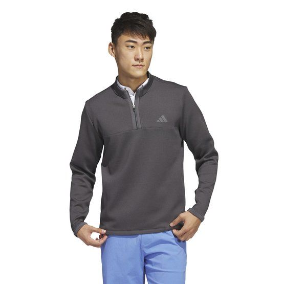 Adidas  MIRCODOT 1/4 ZIP thermal midlayer gray