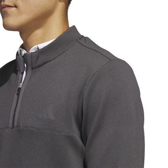 Adidas  MIRCODOT 1/4 ZIP thermal midlayer gray