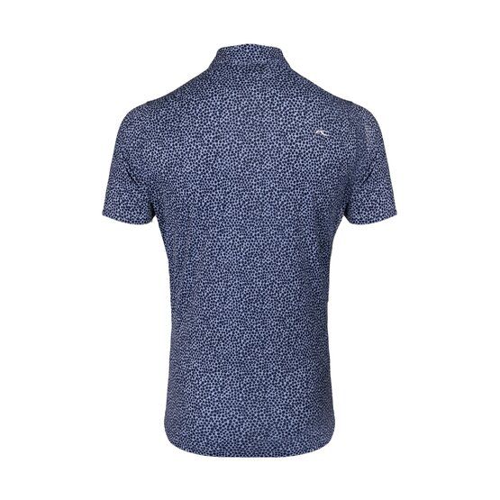 Kjus  Lance Printed Half Sleeve Polo blue