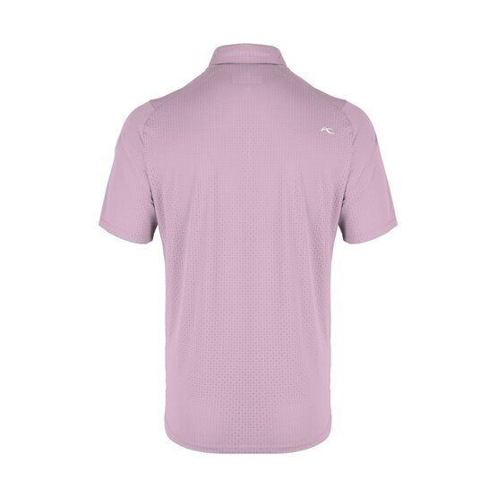 Kjus  Savin Structure Half Sleeve Polo pink