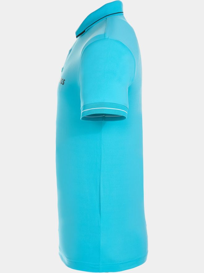 BOSS Paul Pro Halbarm Polo türkis