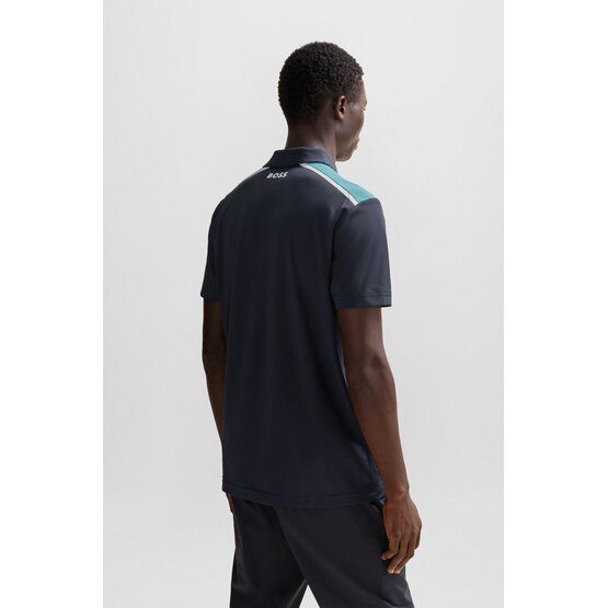 BOSS  Paddytech half sleeve polo dark blue