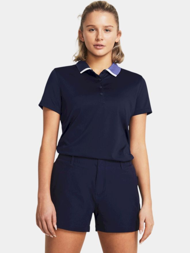 Under Armour Playoff Pitch Halbarm Polo navy