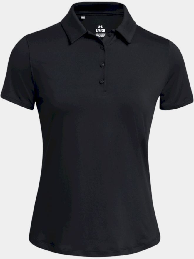 Under Armour Playoff Halbarm Polo schwarz