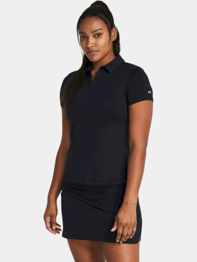 Under Armour Playoff Halbarm Polo schwarz