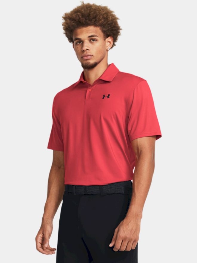 Under Armour T2G half sleeve polo red