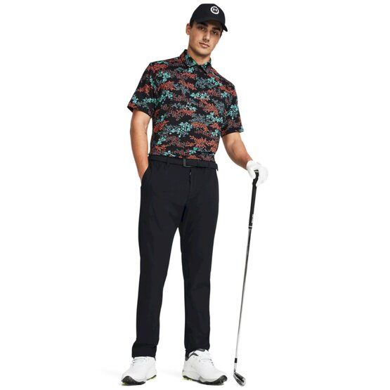 Under Armour Playoff 3.0 Azalea Camo Halbarm Polo schwarz