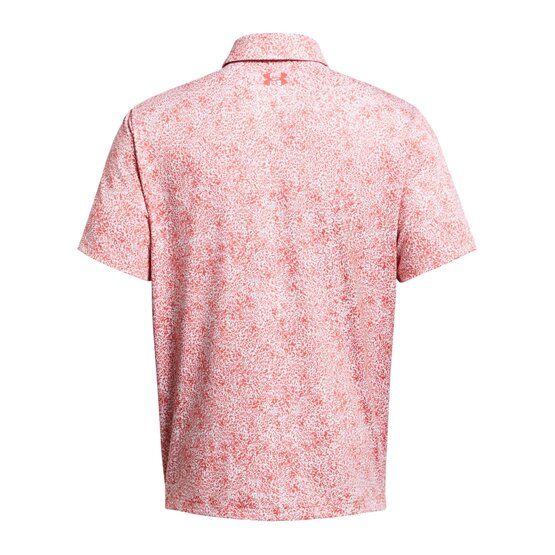 Under Armour Playoff 3.0 Azalea Camo Halbarm Polo rot