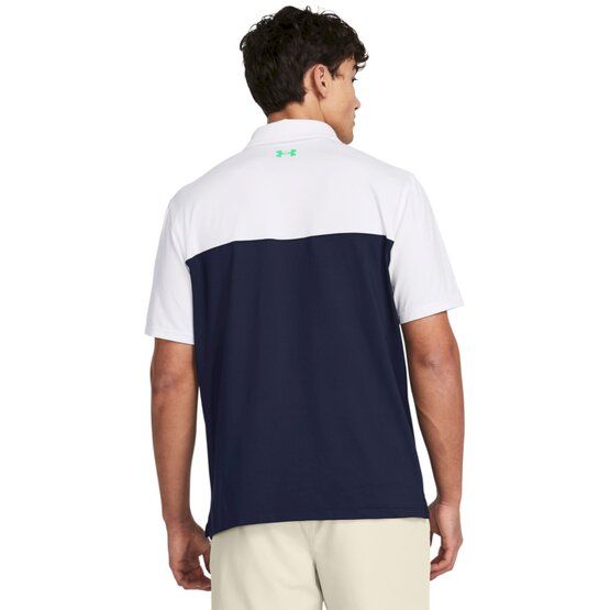 Under Armour T2G Color Block Halbarm Polo navy