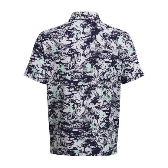 Under Armour Playoff 3.0 Pine Camo Halbarm Polo hellgrau