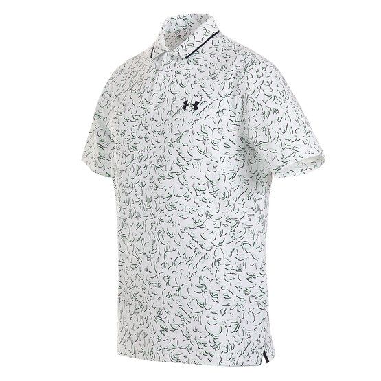 Under Armour Iso-Chill Verge Floral Lines Halbarm Polo weiß