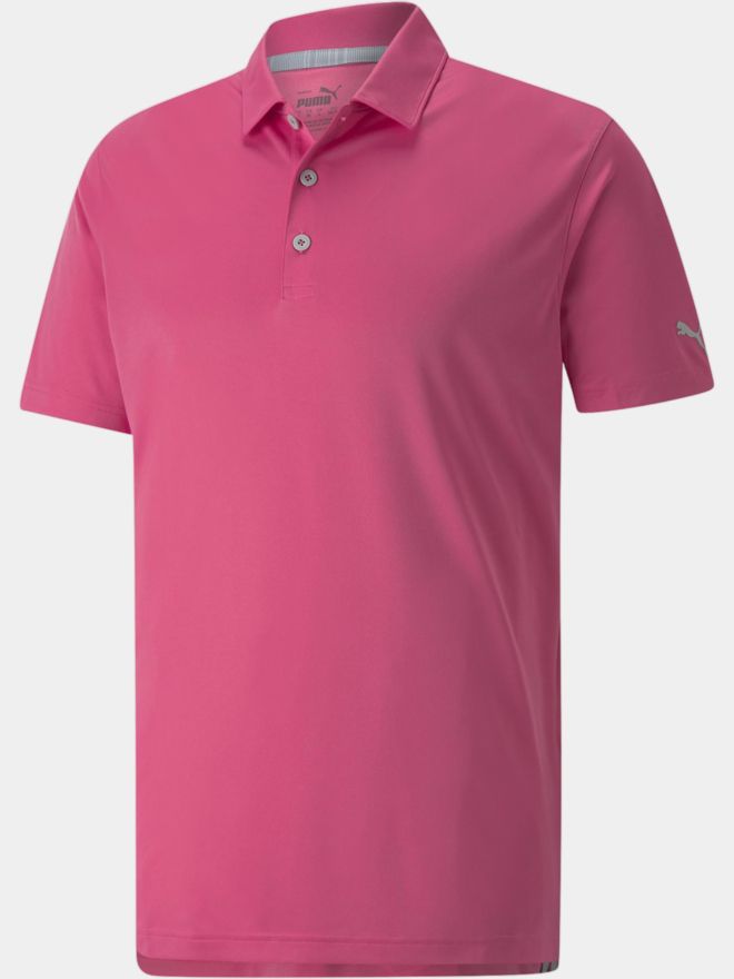Puma Gamer Halbarm Polo pink