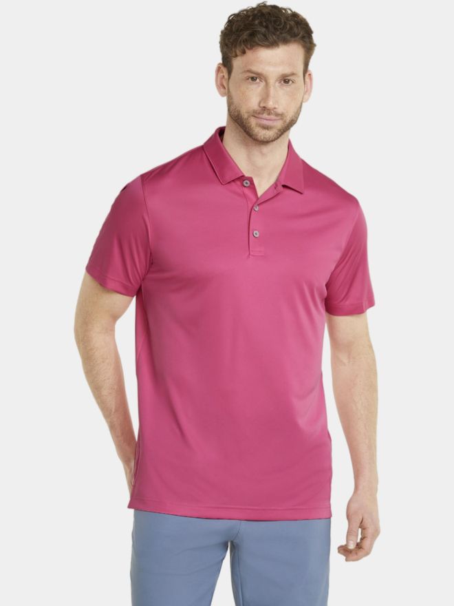 Puma Gamer Halbarm Polo pink