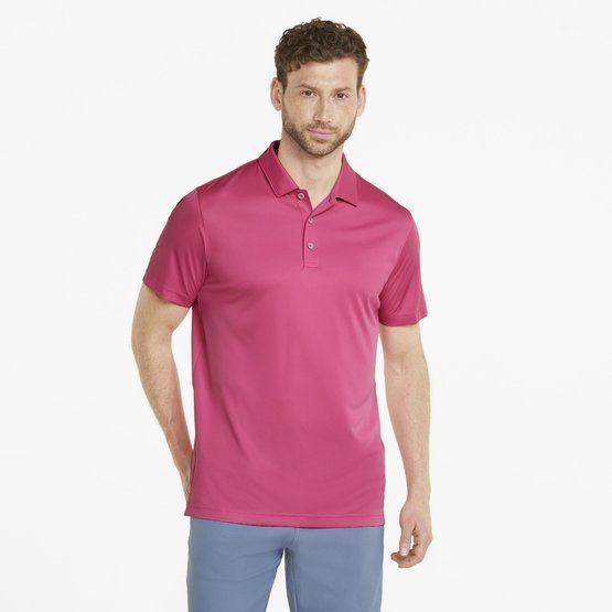 Puma Gamer Halbarm Polo pink